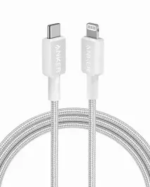 کابل USB C به لایتنینگ انکر Anker 322 USB C to Lightning Cable A81B6